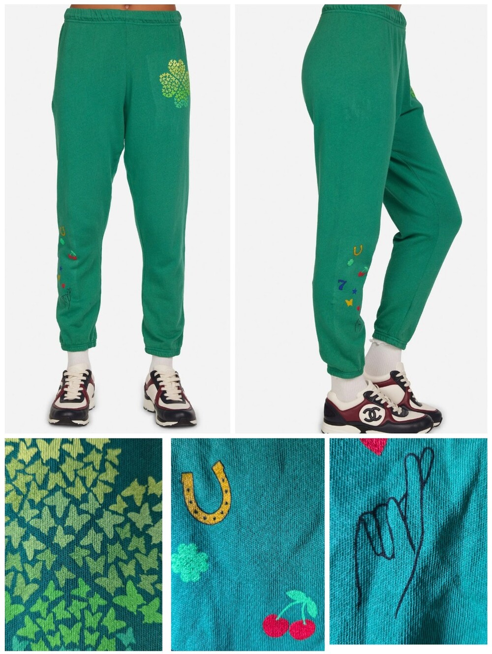 Lauren Moshi Ombre Butterfly Clover alana joggers